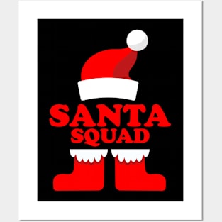 Santa Squad logo design Posters and Art